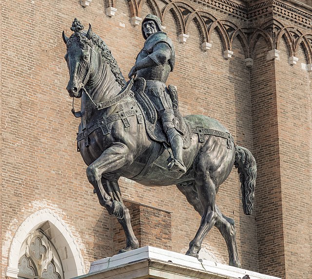 Andrea del Verrocchio statue
