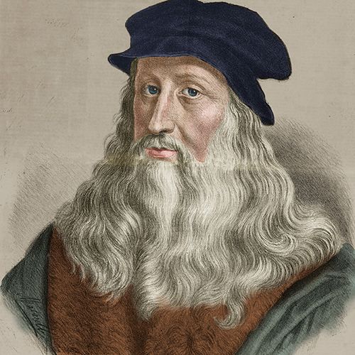 Portrait of Leonardo da Vinci